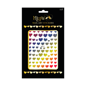 Sticker #117 - Rainbow Hearts